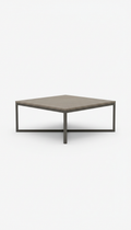 Graphite Metal-Framed Coffee Table