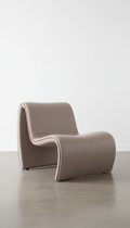 Contemporary Leather Lounge Chair