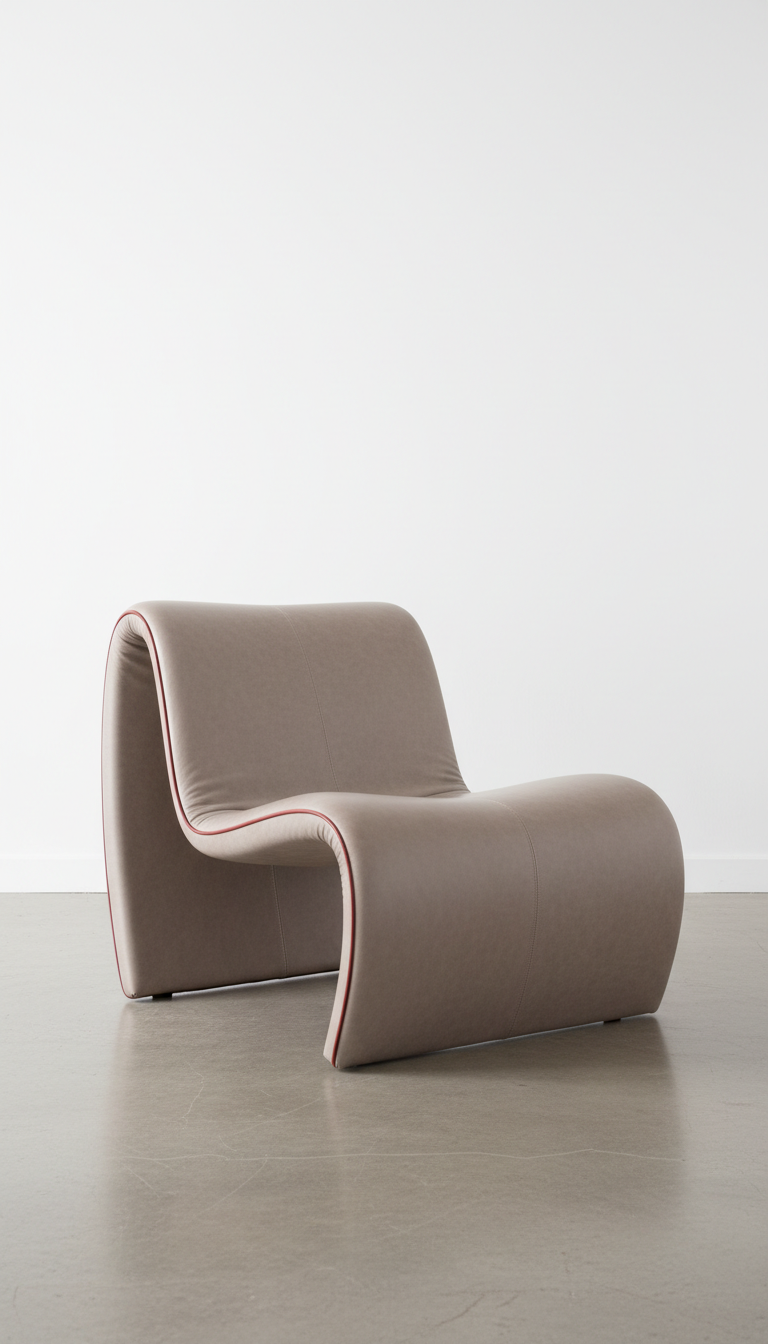 Contemporary Leather Lounge Chair
